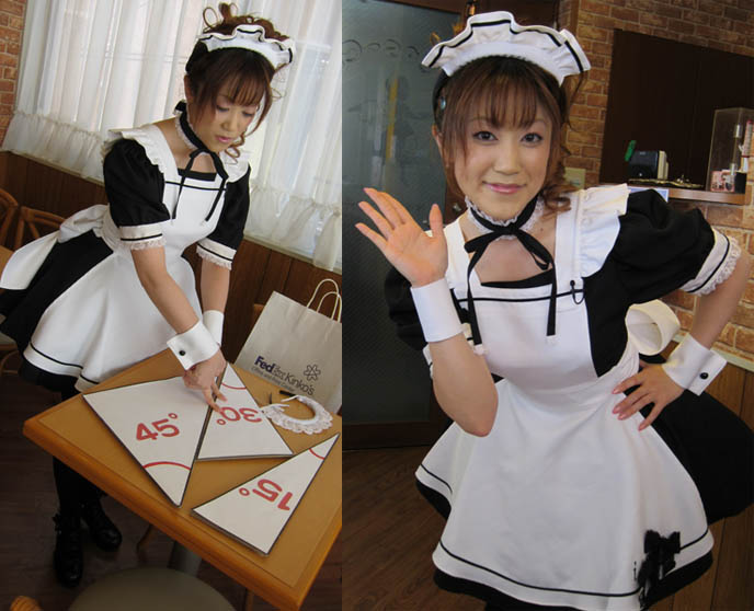 Cute Japanese Maids At Akihabara Maid Cafe School Themed Restaurant In Tokyo Famous Cosplayer