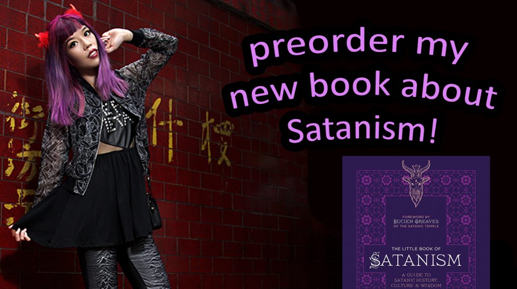 the little book of satanism, la carmina author, lucien greaves foreword, satanist satanic history non-fiction books simon & schuster