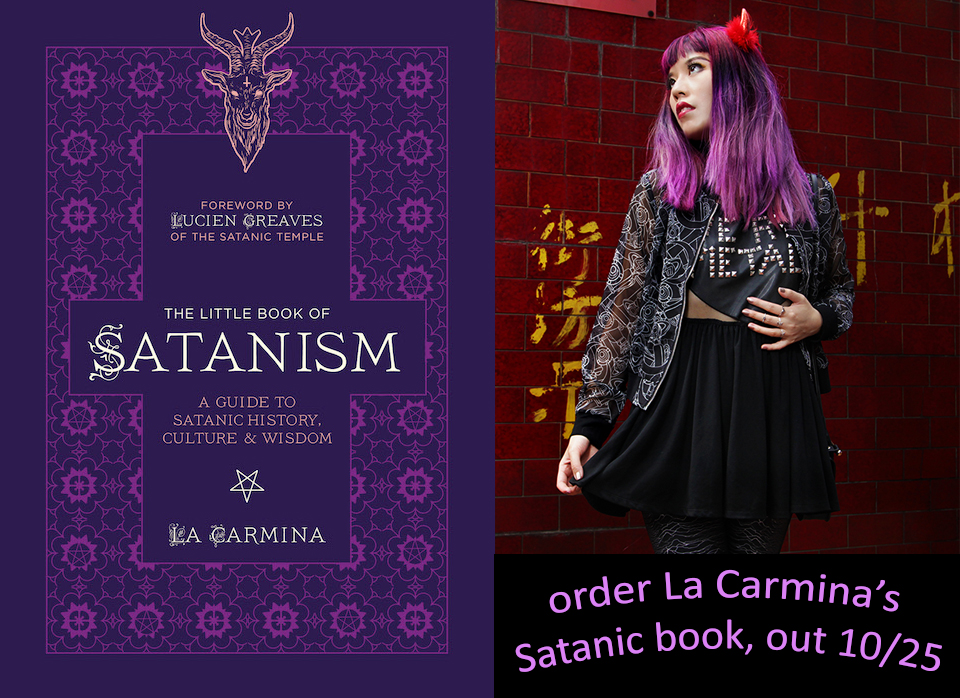 satanic women writers authors, famous satanists, satanic books, satanism religion guidebook how to books, modern satanism history, satanic temple girl woman satanist